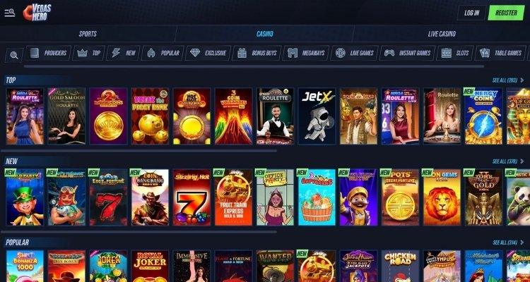 VegasHero casino spellen
