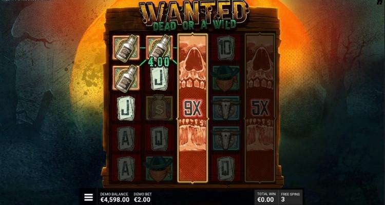 Wanted Dead or a Wild free spins bonus