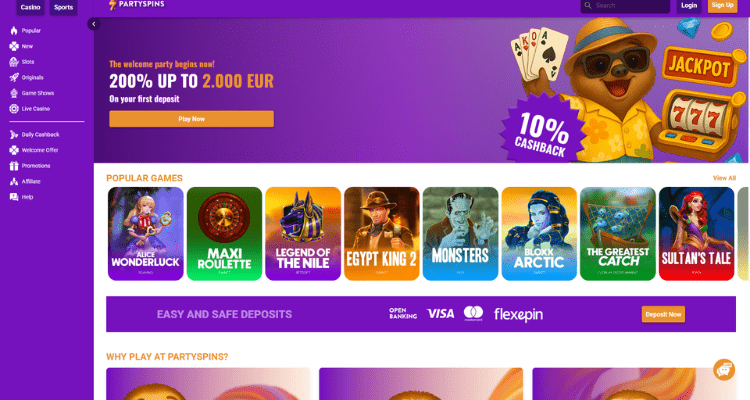 PartySpins casino