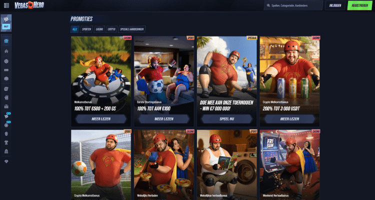 VegasHero casino bonus