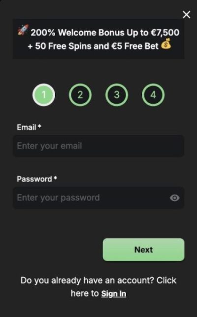 Betblast casino registratie