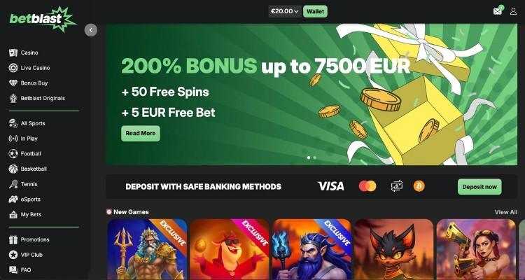 Betblast casino online