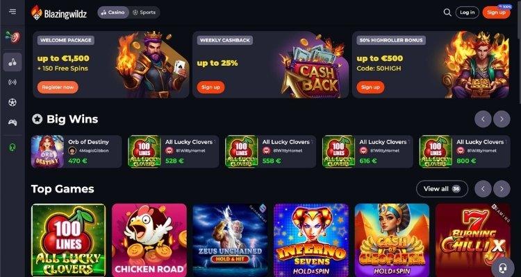 Blazingwildz casino spellen