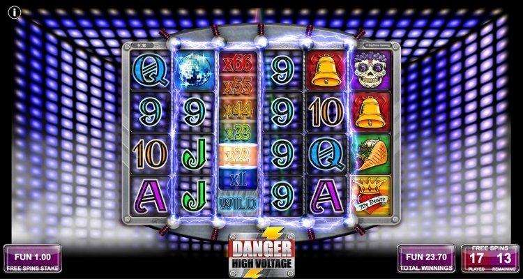 Danger High Voltage free spins multiplier