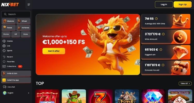 Nixbet casino online