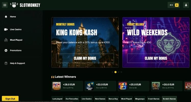Slotmonkey casino