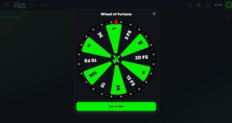 SpinMills Wheel of Fortune