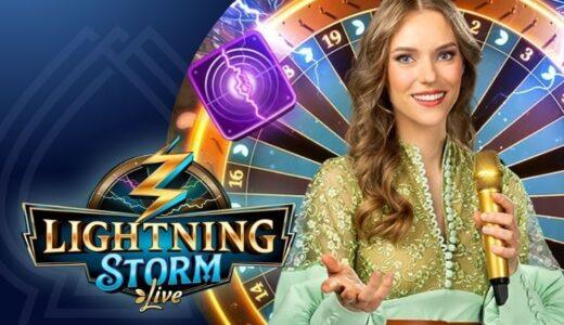 lightning storm live evolution gaming