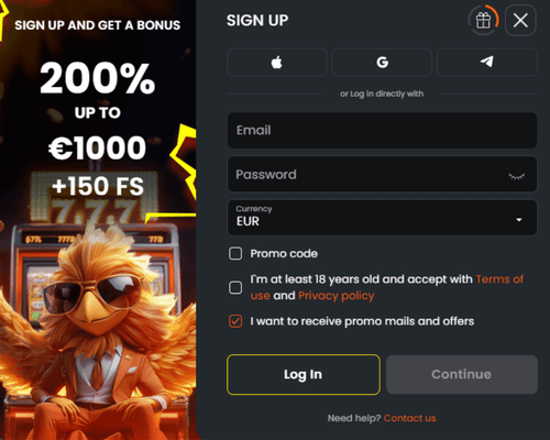 Nixbet registratie