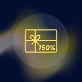 150% bonus casino kiezen