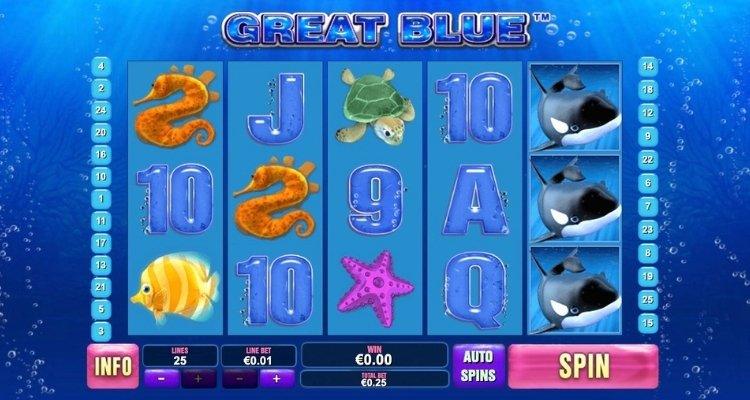 Great Blue slot playtech
