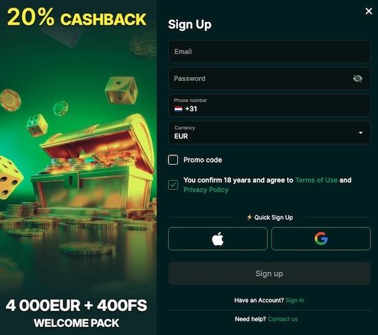 Luckygem casino registratie