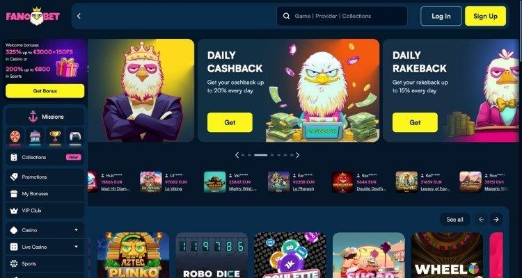 Fano.bet casino online