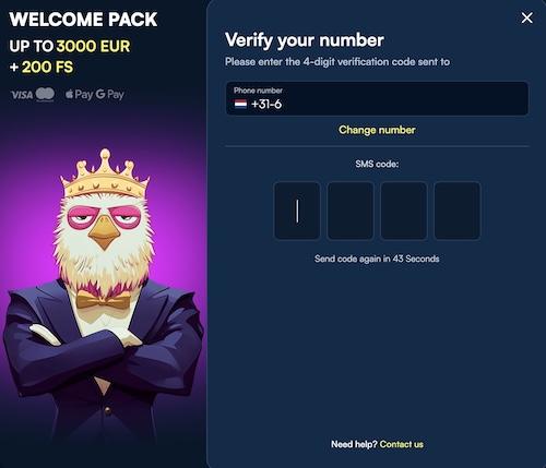 Fano.bet registratie verificatie