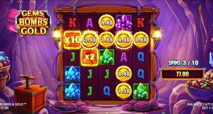 Gems Bombs & Gold super bonus