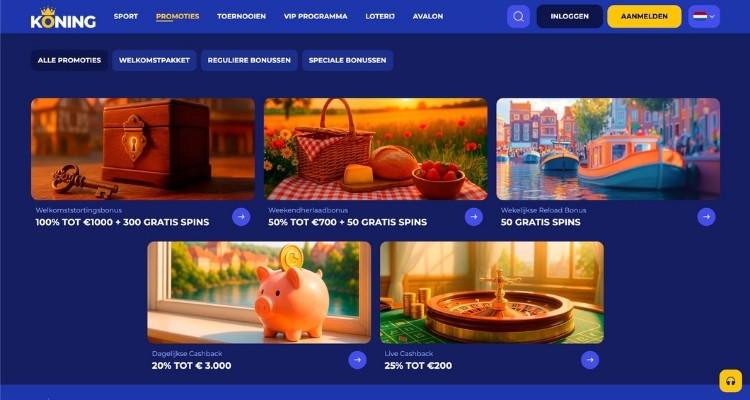 Koning online casino bonus