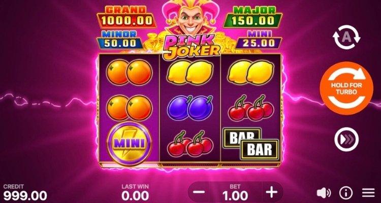 Pink Joker Hold and Win gameplay