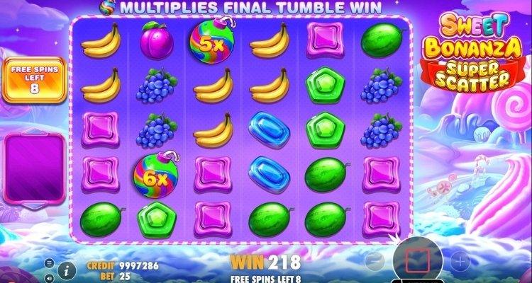 Sweet Bonanza Super Scatter Free Spins