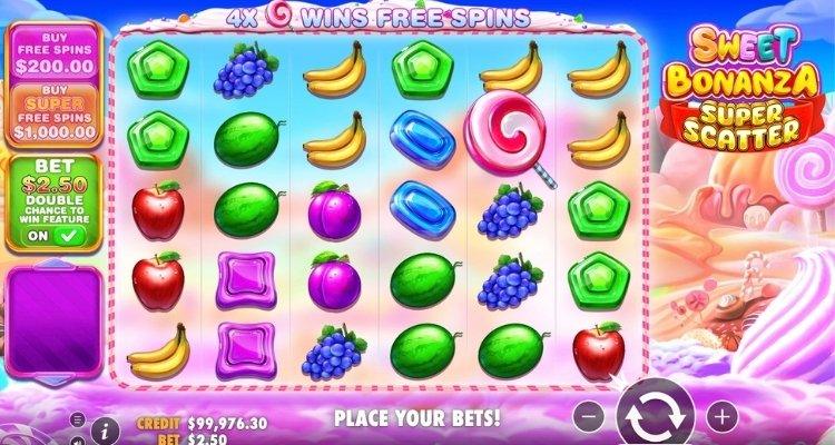 Sweet Bonanza Super Scatter gameplay