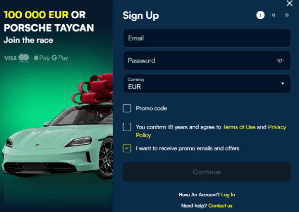 Fanobet registratie