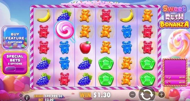 Sweet Rush Bonanza gameplay