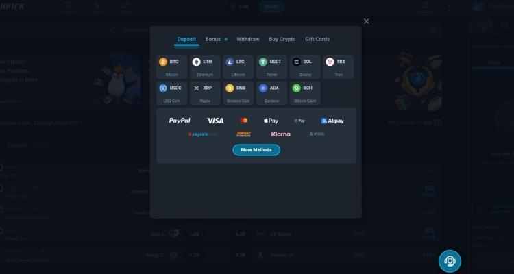 Thunderpick casino storting