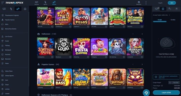 Thunderpick online casino spellen