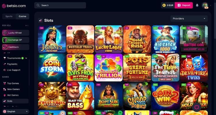 Betsio.com casino spellen