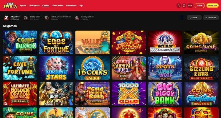 FreeSpinza casino spellen