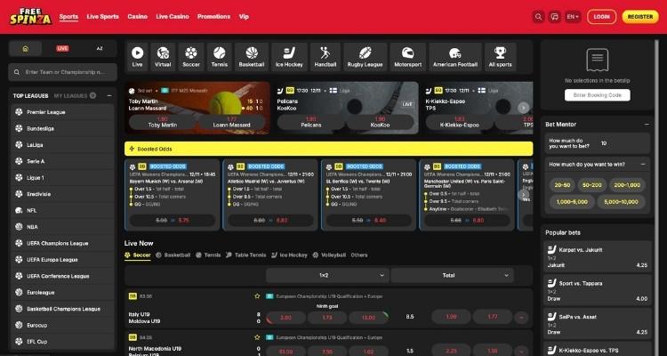 FreeSpinza sportsbook