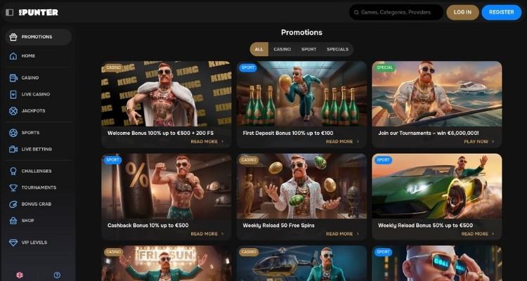 MrPunter online casino promoties