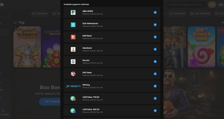 MrPunter online casino storting