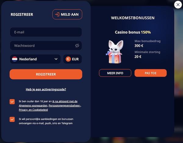 Nika Casino Registratie