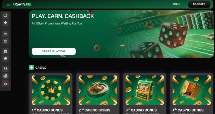 Uspin casino bonussen