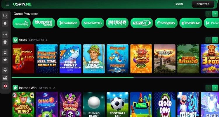 Uspin casino spellen
