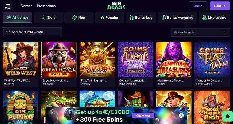 WinBeast casino spellen