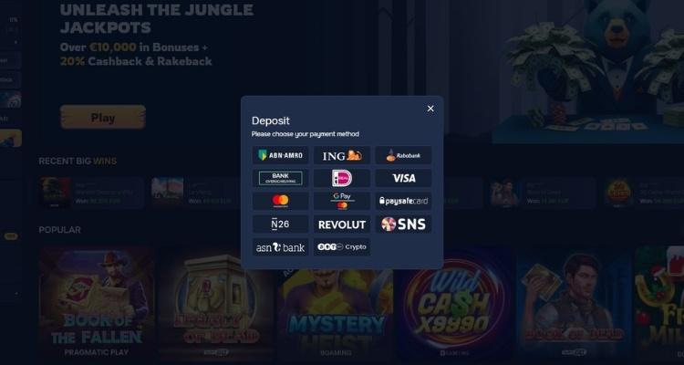 Baloo.bet casino storting