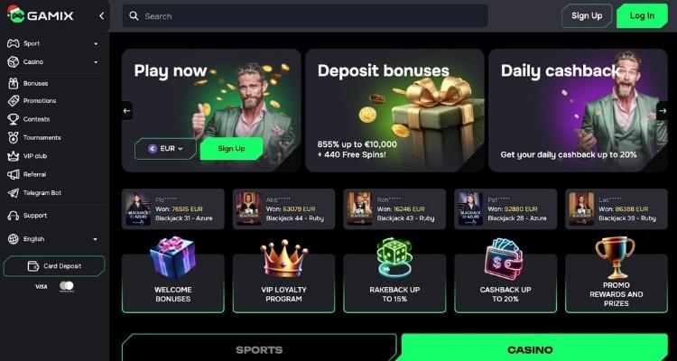 Gamix casino online