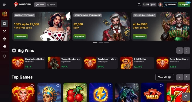 Winzoria casino online