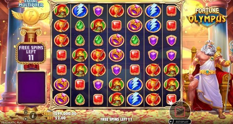 Fortune of Olympus bonus Pragmatic Play