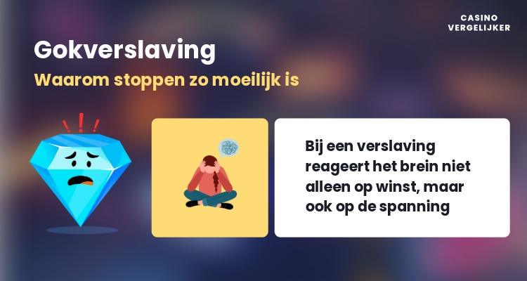 Gokverslaving stoppen moeilijk