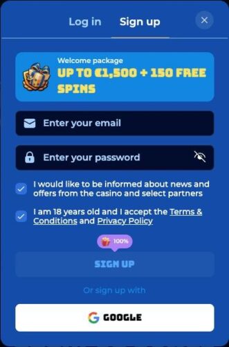 Royalspinia registratie