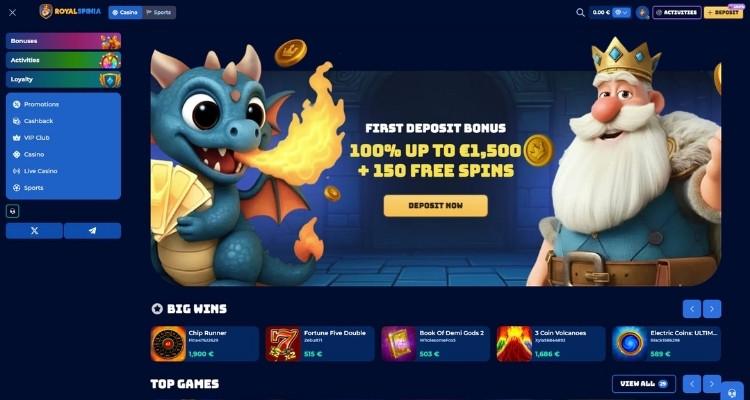 Royalspinia casino online