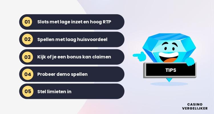 Tips 5 euro deposit casino buitenland