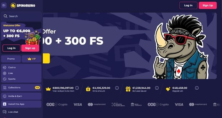 Spinorhino casino online