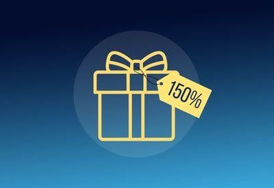 150% casino bonus