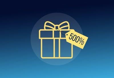 500% casino bonus