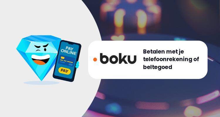 Illustratie van Boku betaling via smartphone waarbij je online betaalt via telefoonrekening of prepaid beltegoed