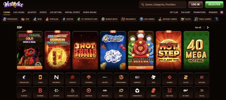 Westace casino spellen