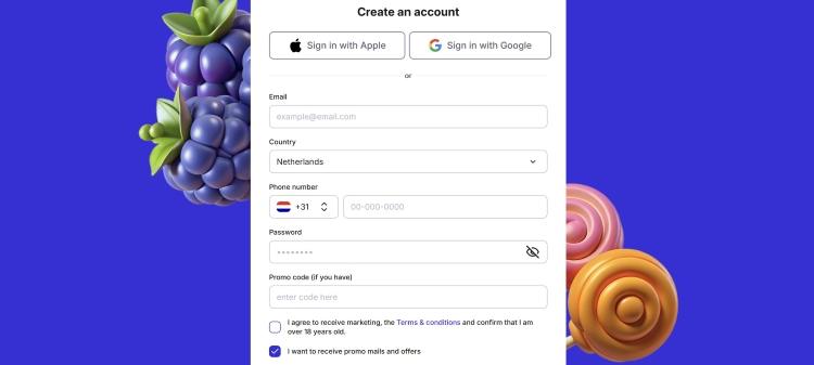 Zumo casino registeren